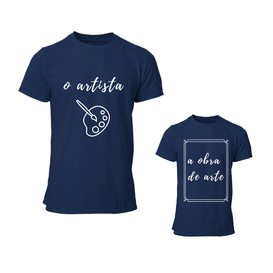 Conjunto T-Shirt "O Artista" - Adulto e Criança