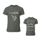 Conjunto T-Shirt "O Artista" - Adulto e Criança