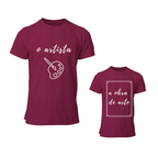 Conjunto T-Shirt "O Artista" - Adulto e Criança