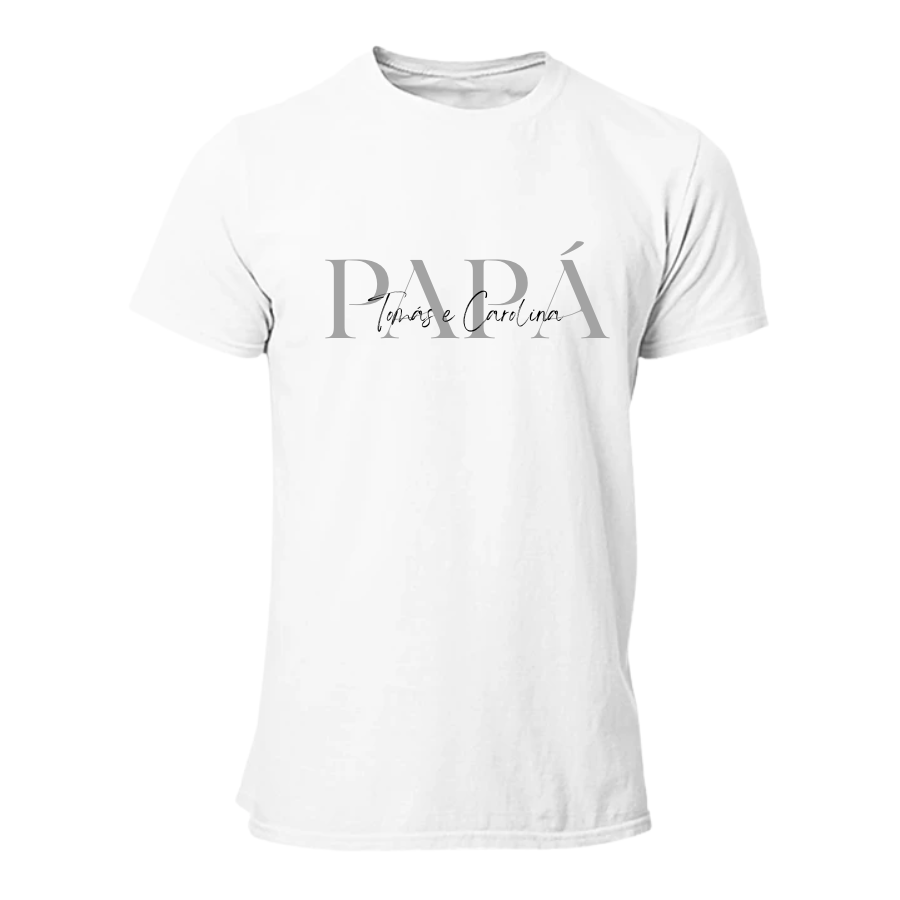 T-Shirt "Papá" (com nomes)