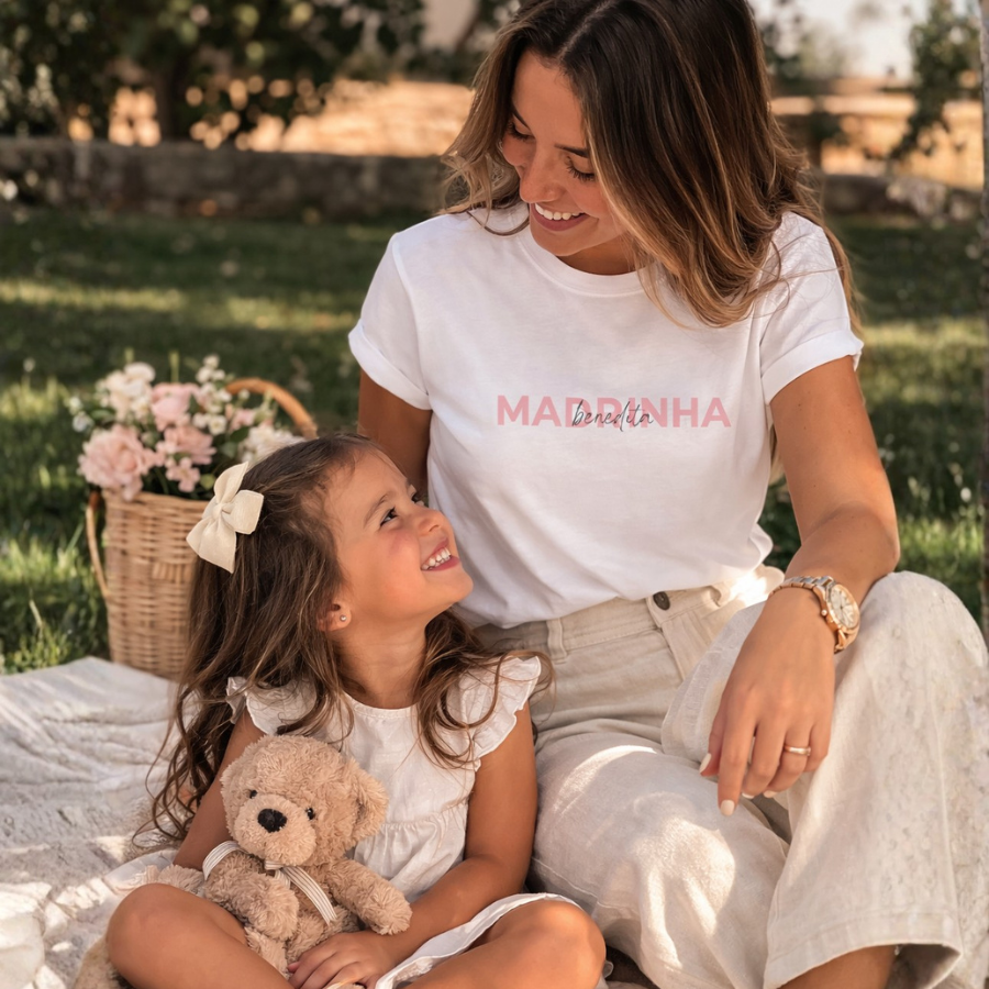 T-Shirt "Madrinha" (com nomes)