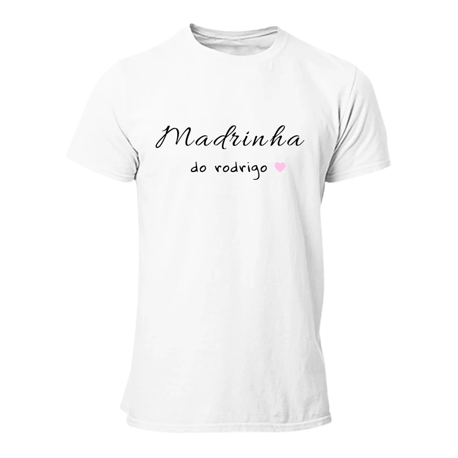 T-Shirt "Madrinha" (com nomes)