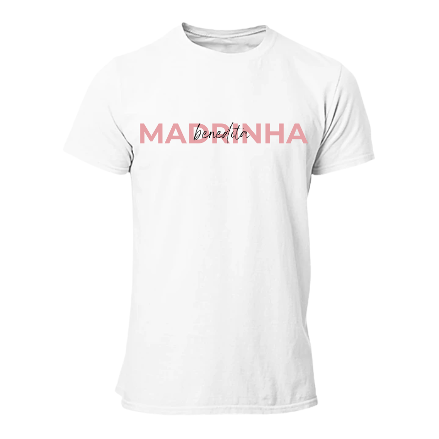 T-Shirt "Madrinha" (com nomes)