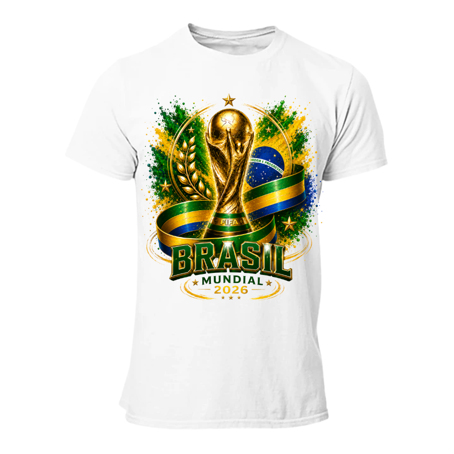 T-Shirt Brasil Mundial 2026
