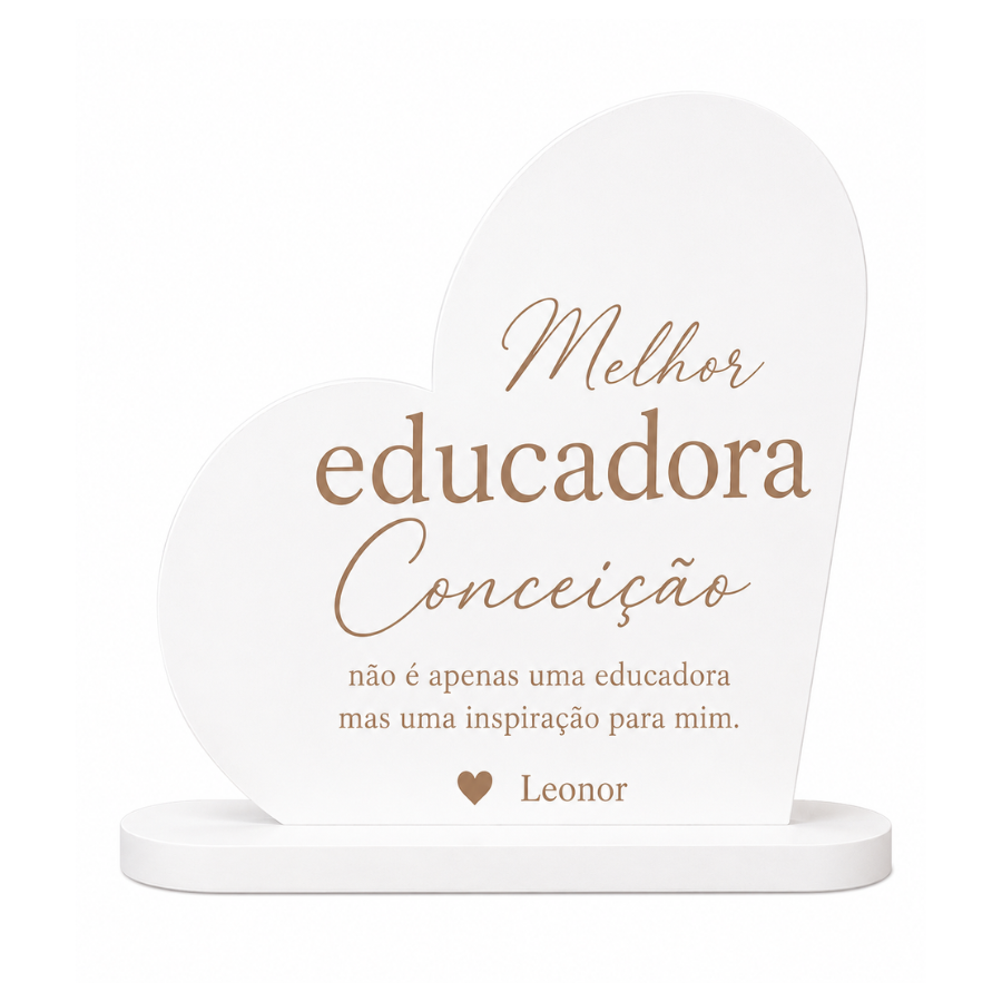 Coração Melhor Educadora/Professora