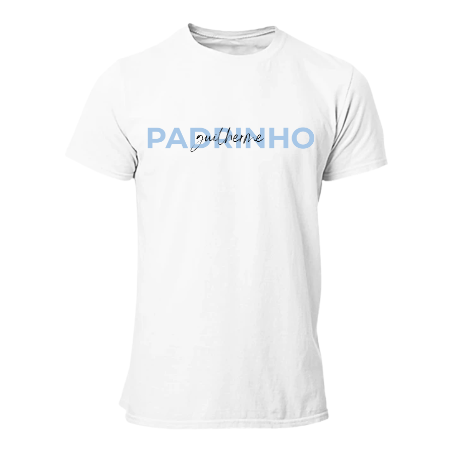 T-Shirt "Padrinho" (com nomes)