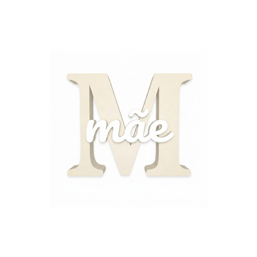 Placa Decorativa "Mãe"