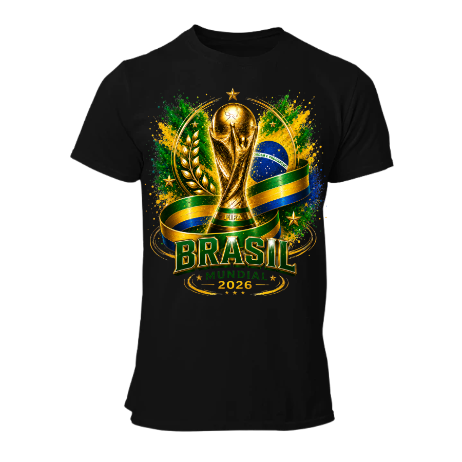 T-Shirt Brasil Mundial 2026