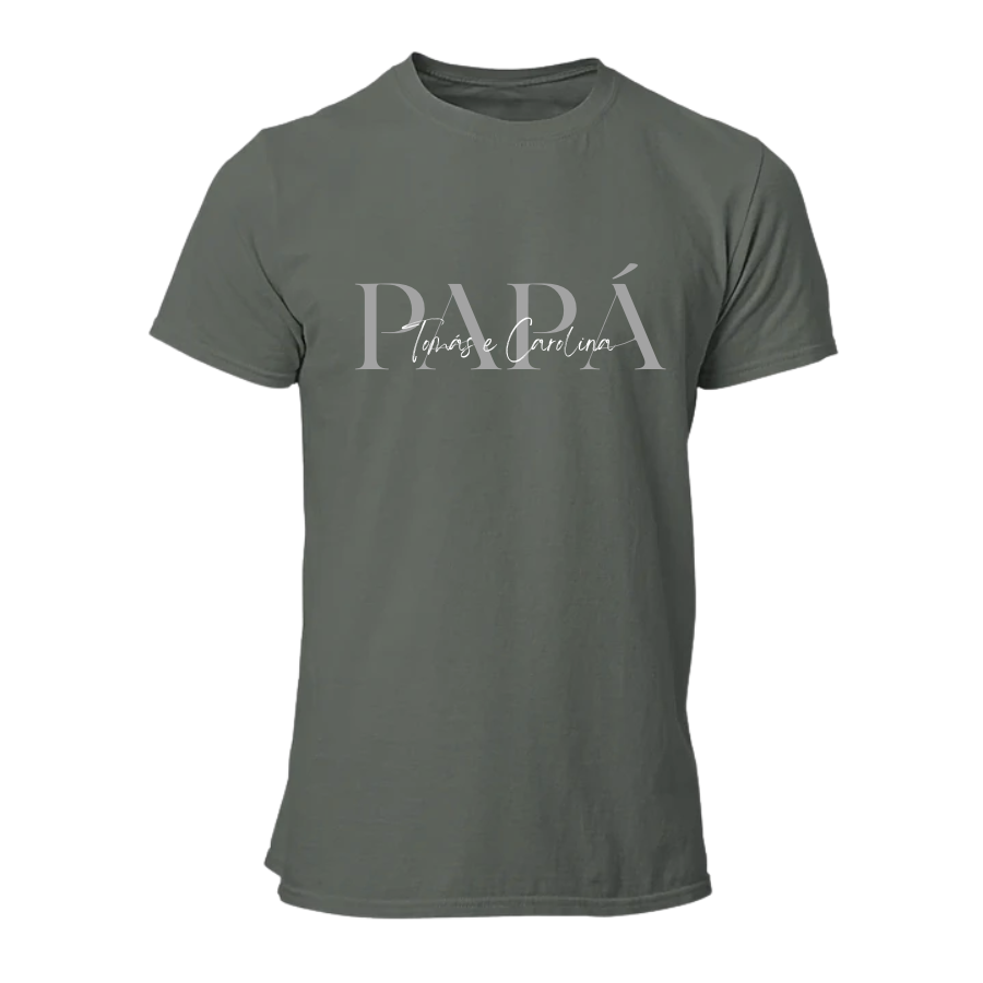T-Shirt "Papá" (com nomes)
