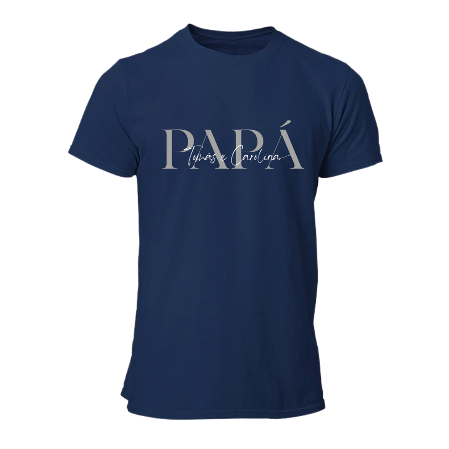 T-Shirt "Papá" (com nomes)