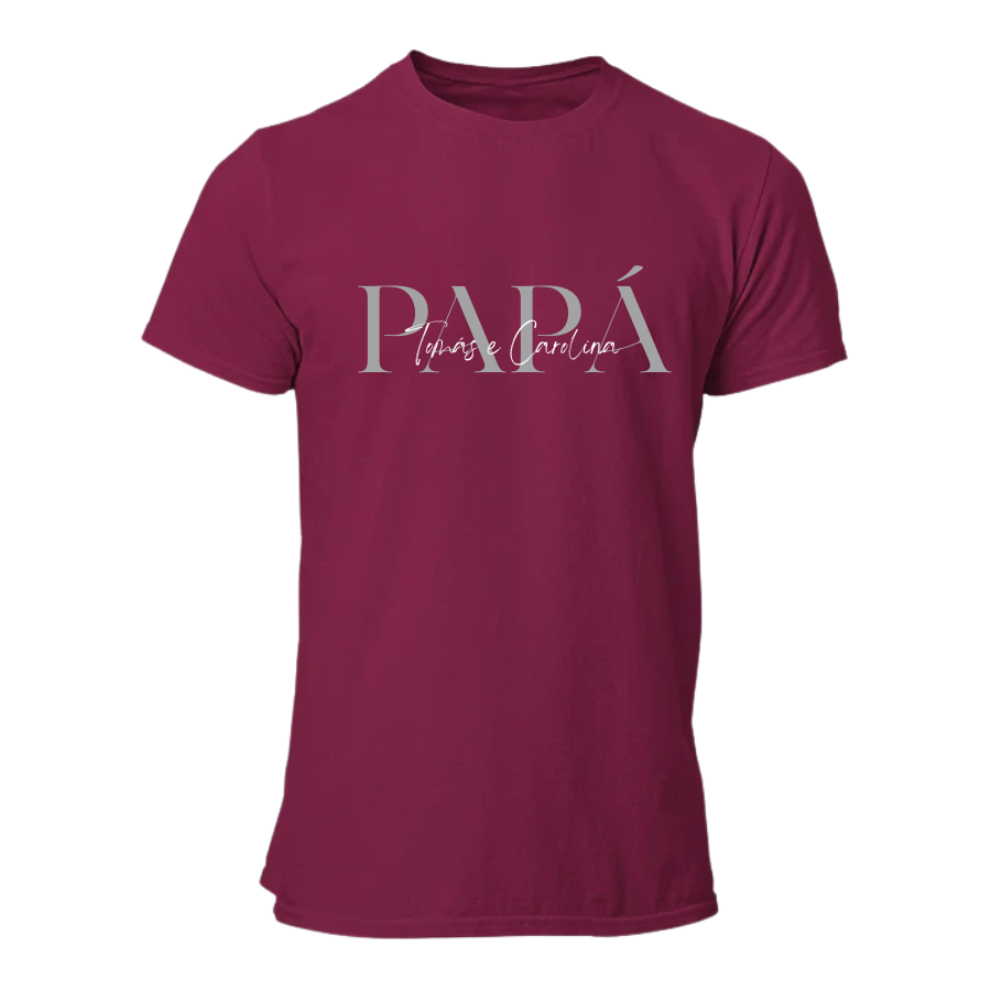 T-Shirt "Papá" (com nomes)