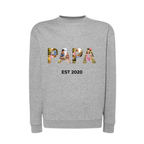 Sweat "Papa" com Fotografias