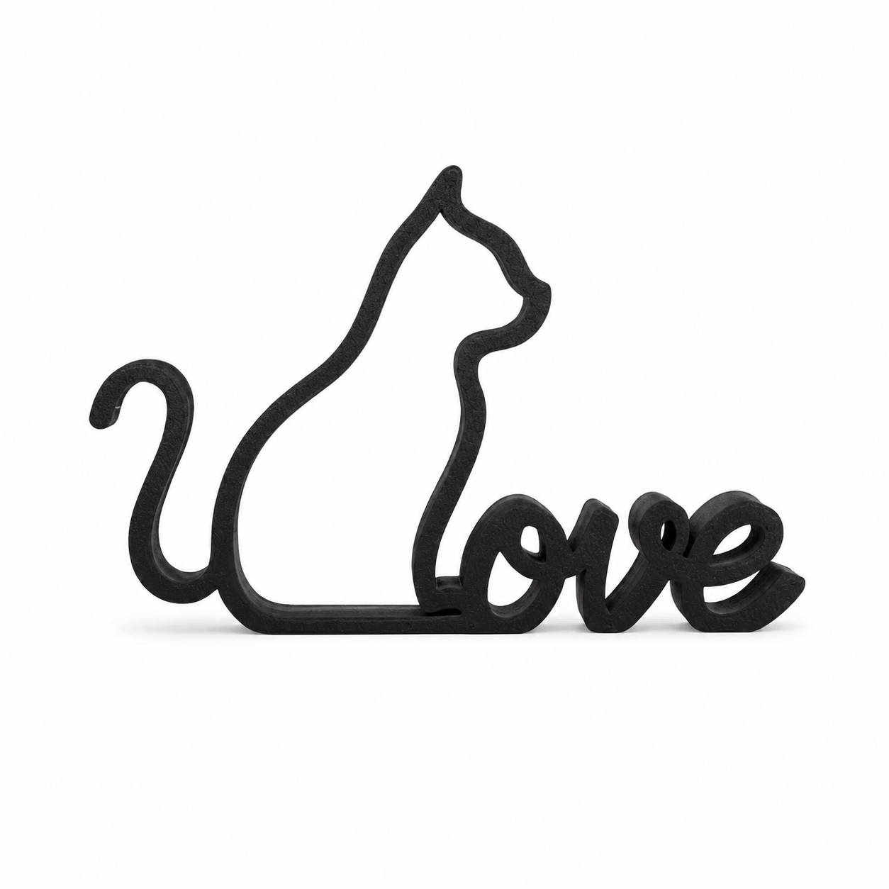 Placa Decorativa "Cat Love"
